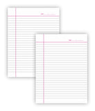 Single Line, Soft Cover A4 Size, 320 pages Notebook with Indexing Page By First Choice Stationery