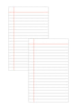 Single Line, Soft Cover 18x24cms, 164 pages Notebook with Indexing Page By First Choice Stationery