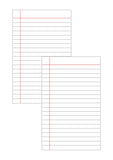 Single Line, Soft Cover 17x27cms, 144 pages NoteBook with Indexing Page By First Choice Stationery