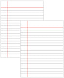Single Line, Soft Cover 18x24cms, 140 pages Notebook with Indexing Page By First Choice Stationery