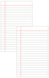 Single Line, Soft Cover 17x27cms, 256 pages NoteBook with Indexing Page By First Choice Stationery