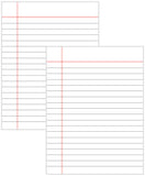 Single Line, Soft Cover 18x24cms, 96 pages Notebook with Indexing Page By First Choice Stationery
